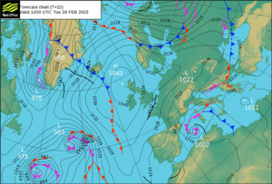 Synoptic Chart 28 Feb 2022